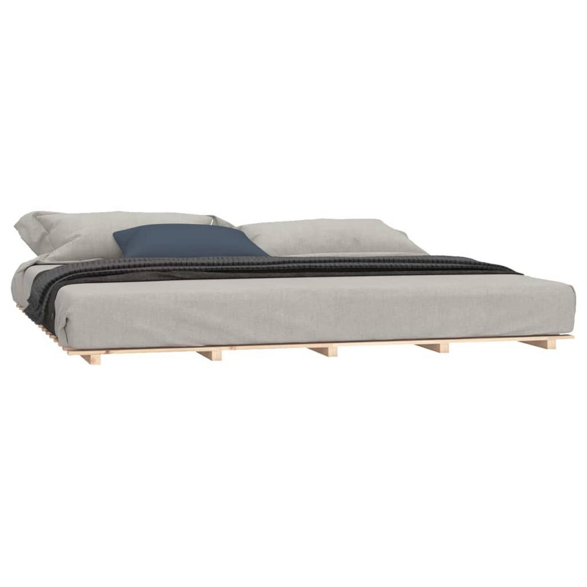 MASSIVHOLZBETT 160/200 Cm Kiefer - Braun, Holz (160/200cm) - vidaXL