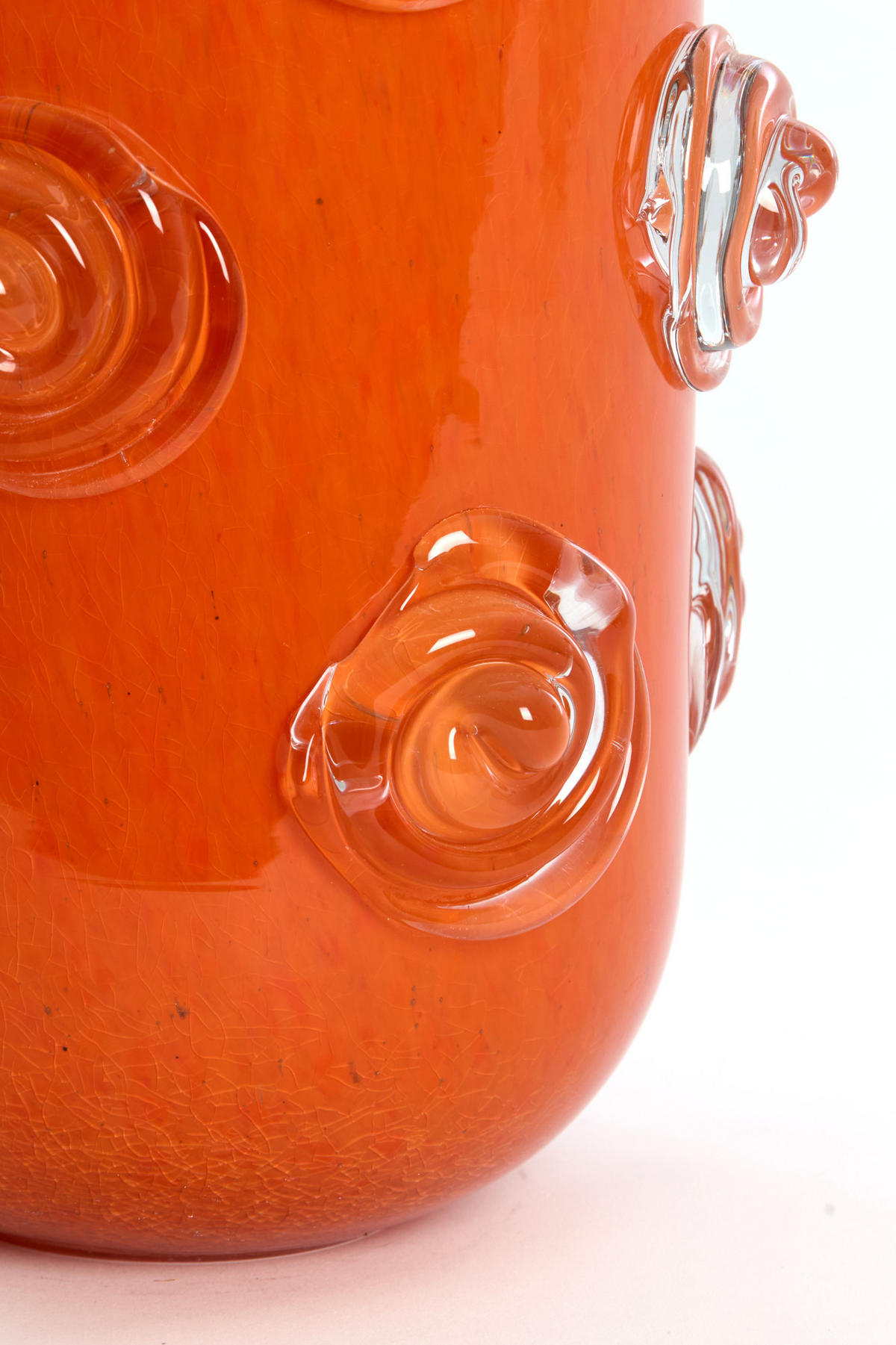 VASE Barenda Orange Ø20,5/21 cm - Orange, Glas (20.5/21cm) - Light & Living
