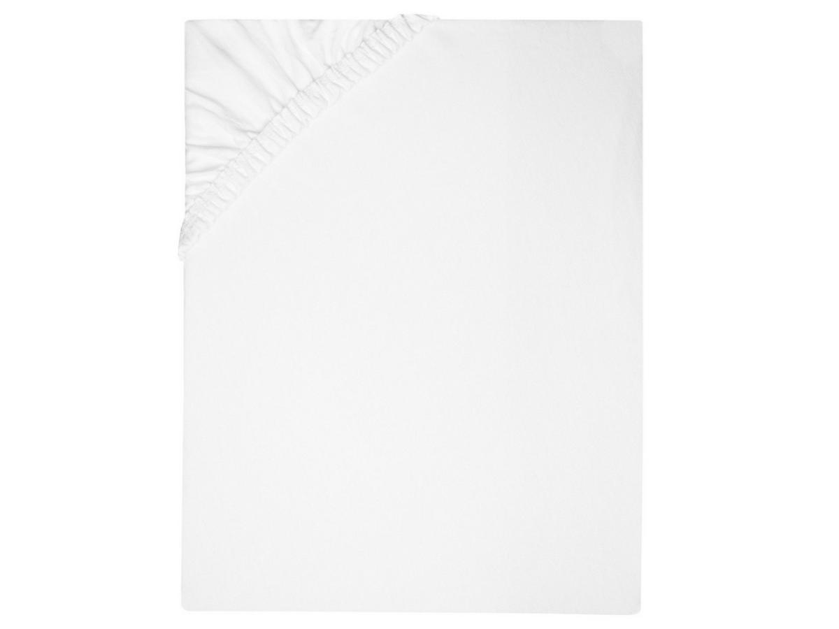 SPANNBETTLAKEN, 180x200 cm, 100% Baumwolle, Weiß - Weiß, Textil (180/200cm) - Zollner