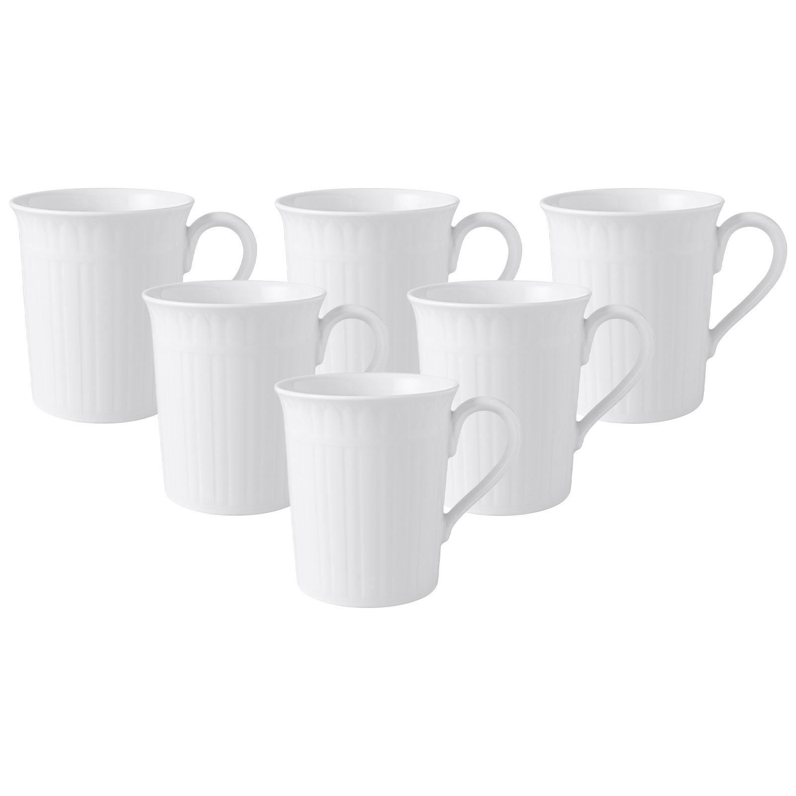 KAFFEEBECHER Cellini weiß 300 ml 6er Set - Weiß, Keramik (0.3L) - Villeroy & Boch
