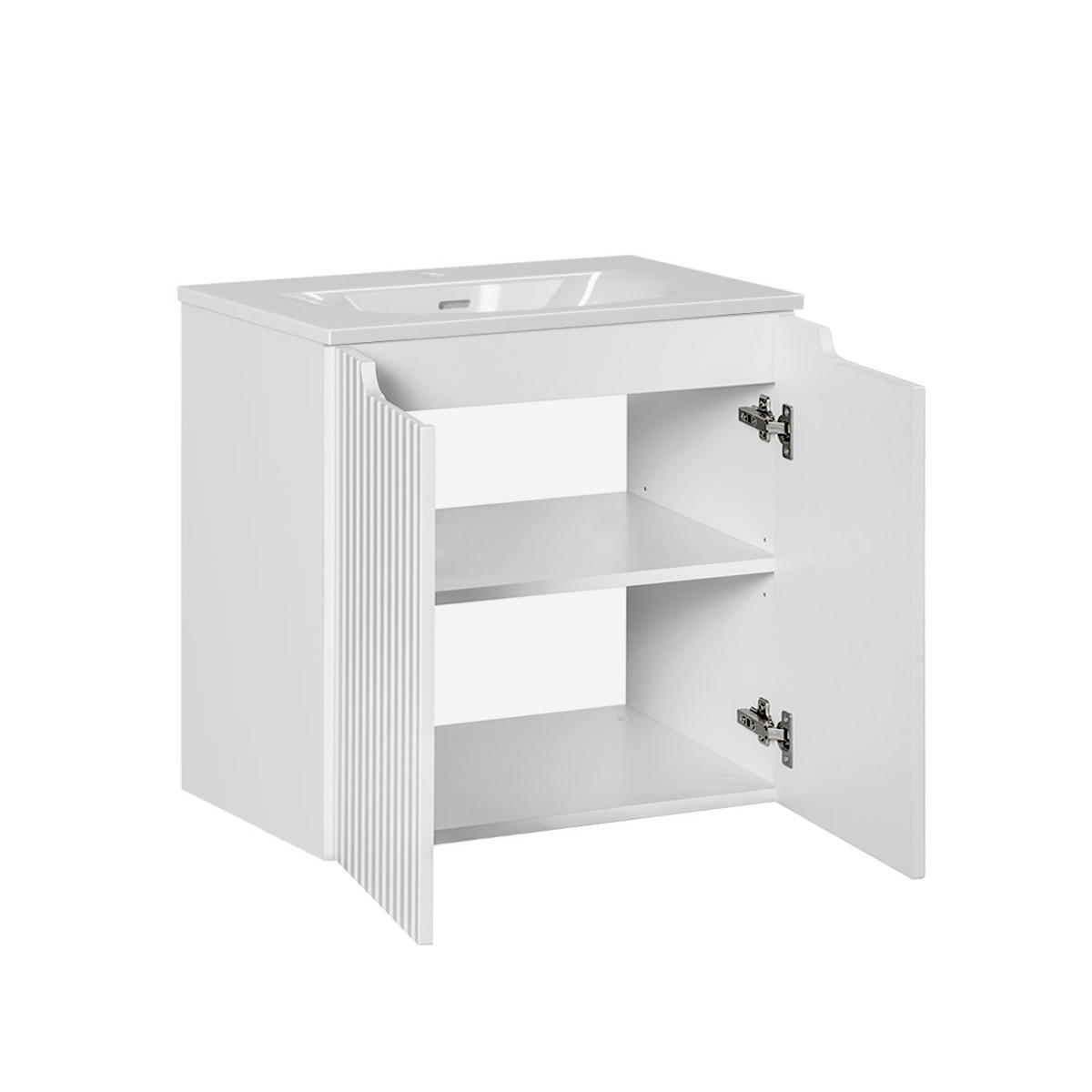 UMIVAONIK 60cm Riva Bijeli - bijela, drvni materijal (60/57/40cm) - Petits-meubles