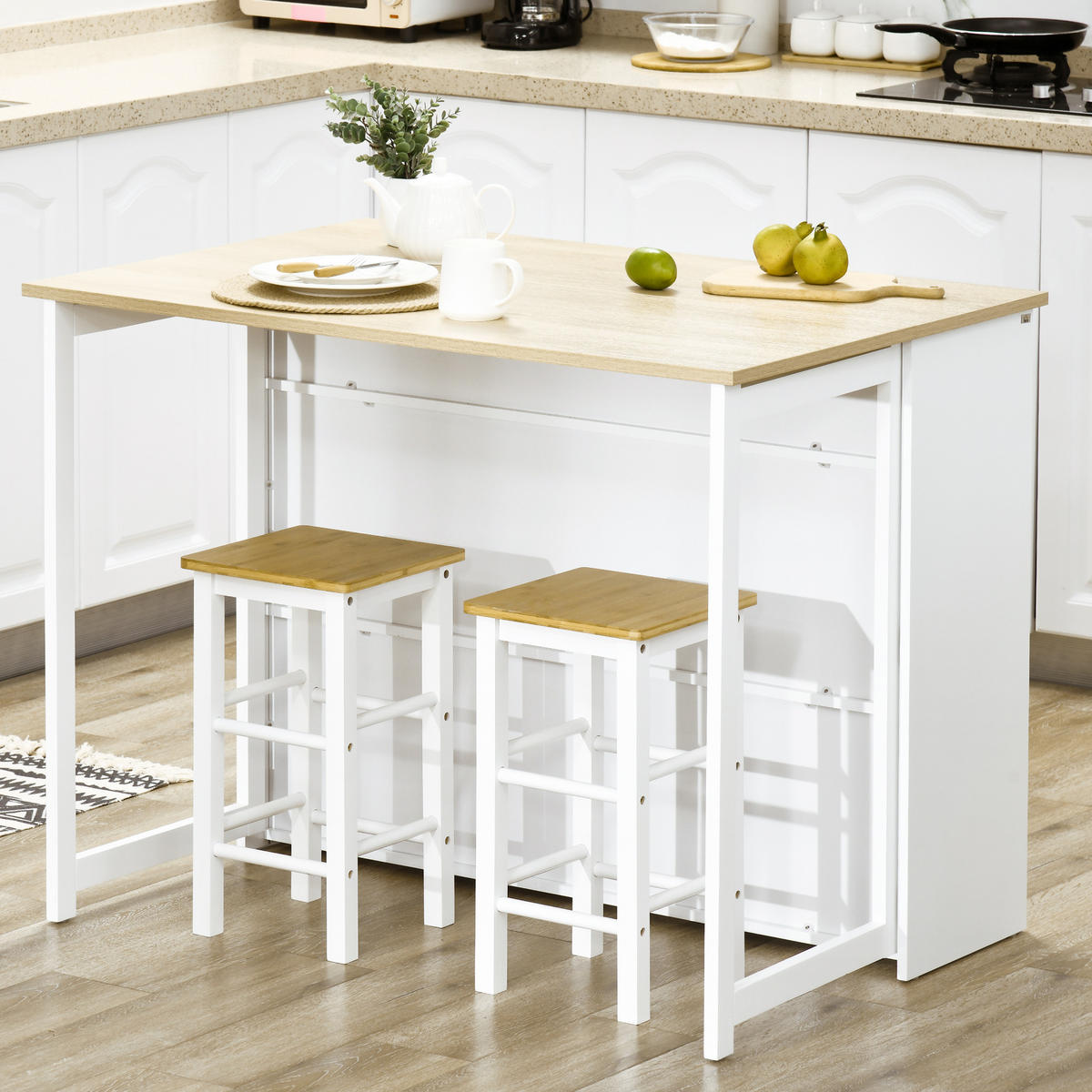 BARTISCH Weiß 1 Stück - Weiß, Kunststoff (116/79.5/91cm) - GiPP