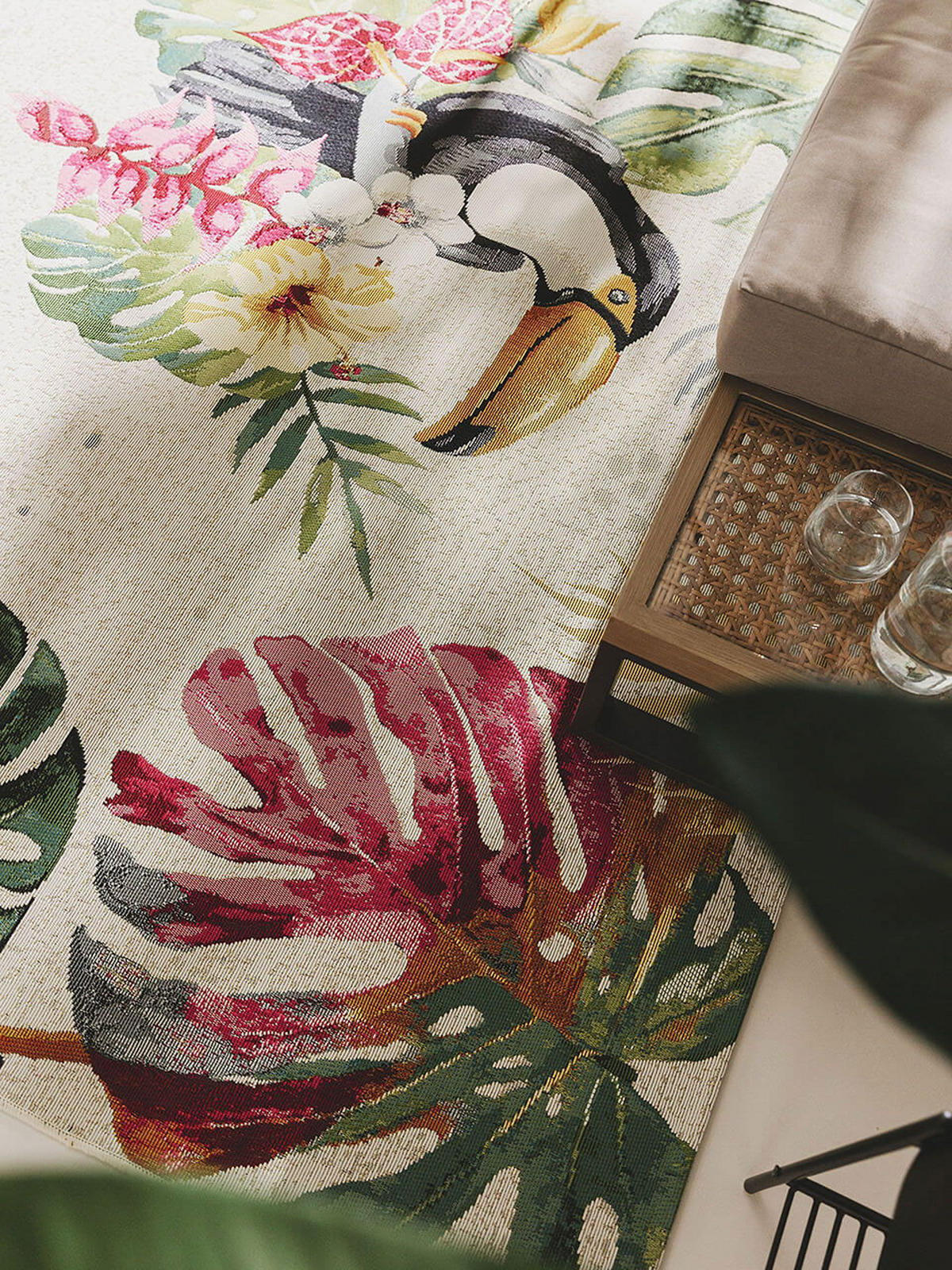 TEPPICH In- & Outdoor-Teppich Artis Bunt - Multicolor, Kunststoff/Textil (200/1cm) - KUNSTLOFT