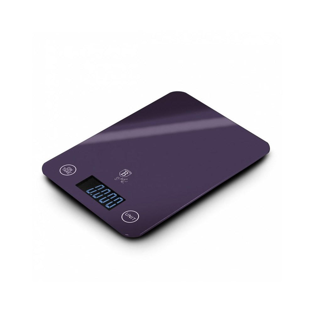 KÜCHENWAAGE Lila 21.5/14/1 cm 32852 - Violett, Kunststoff - Berlinger Haus