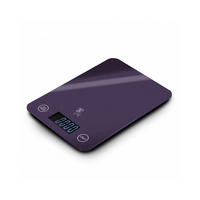 KÜCHENWAAGE Lila 21.5/14/1 cm 32852 - Violett, Kunststoff - Berlinger Haus