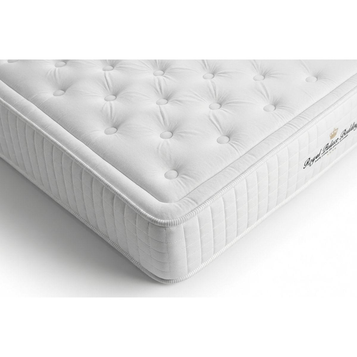 MATRATZE Buckingham Memory-Schaum 160 x 200 cm h1 - Weiß, Textil (160/200cm) - ROYAL PALACE BEDDING