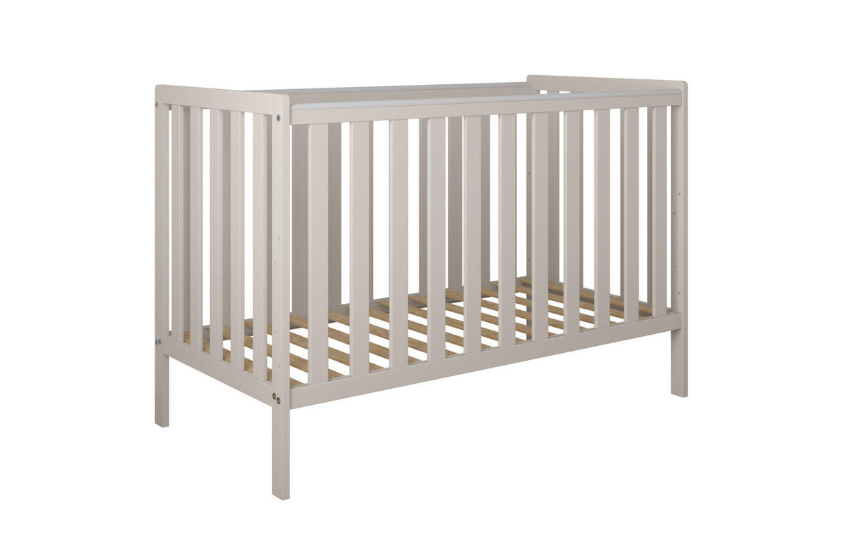 BABYBETT Lio - Beige, Holzwerkstoff (60/120cm) - kiki design