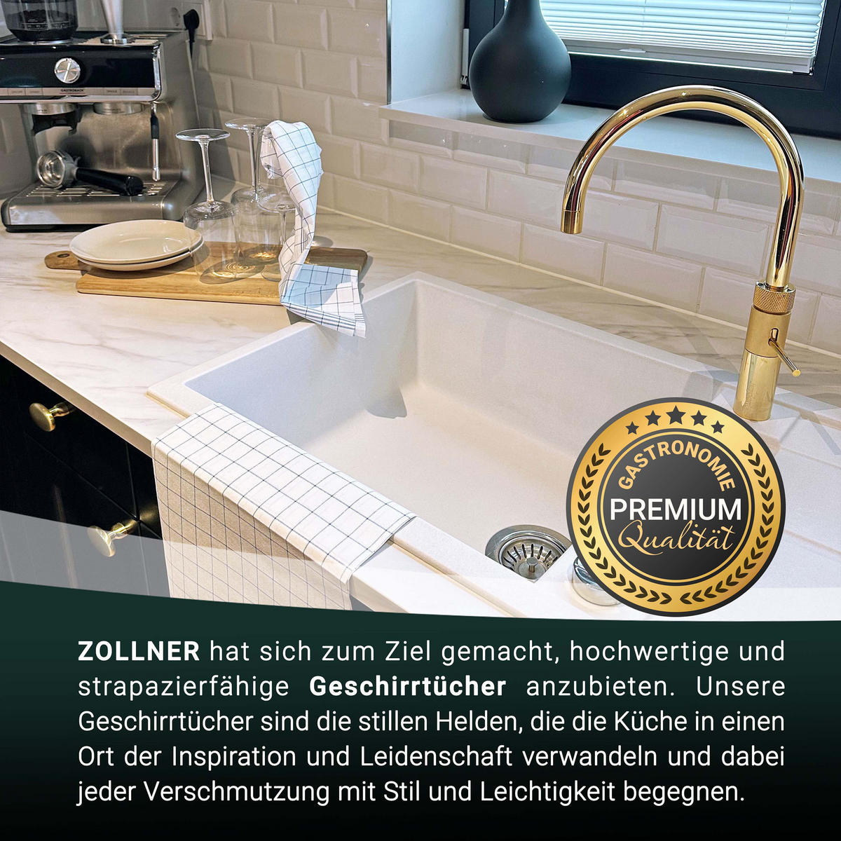 GESCHIRRTÜCHER, 4er-Set, 43x60 cm, 67% Polyester, 33% Polyacryl, Blau - Blau, Textil (43/60cm) - Zollner