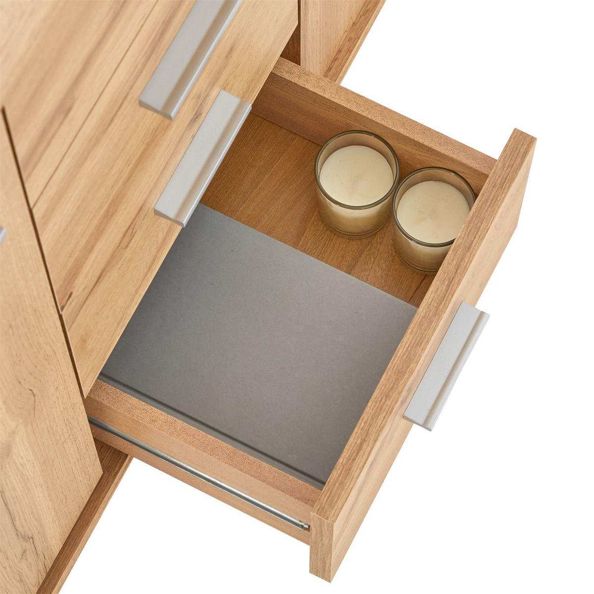 SIDEBOARD JAMIE - Eiche Wotan, Holzwerkstoff (88/70/30cm) - CARO-Möbel