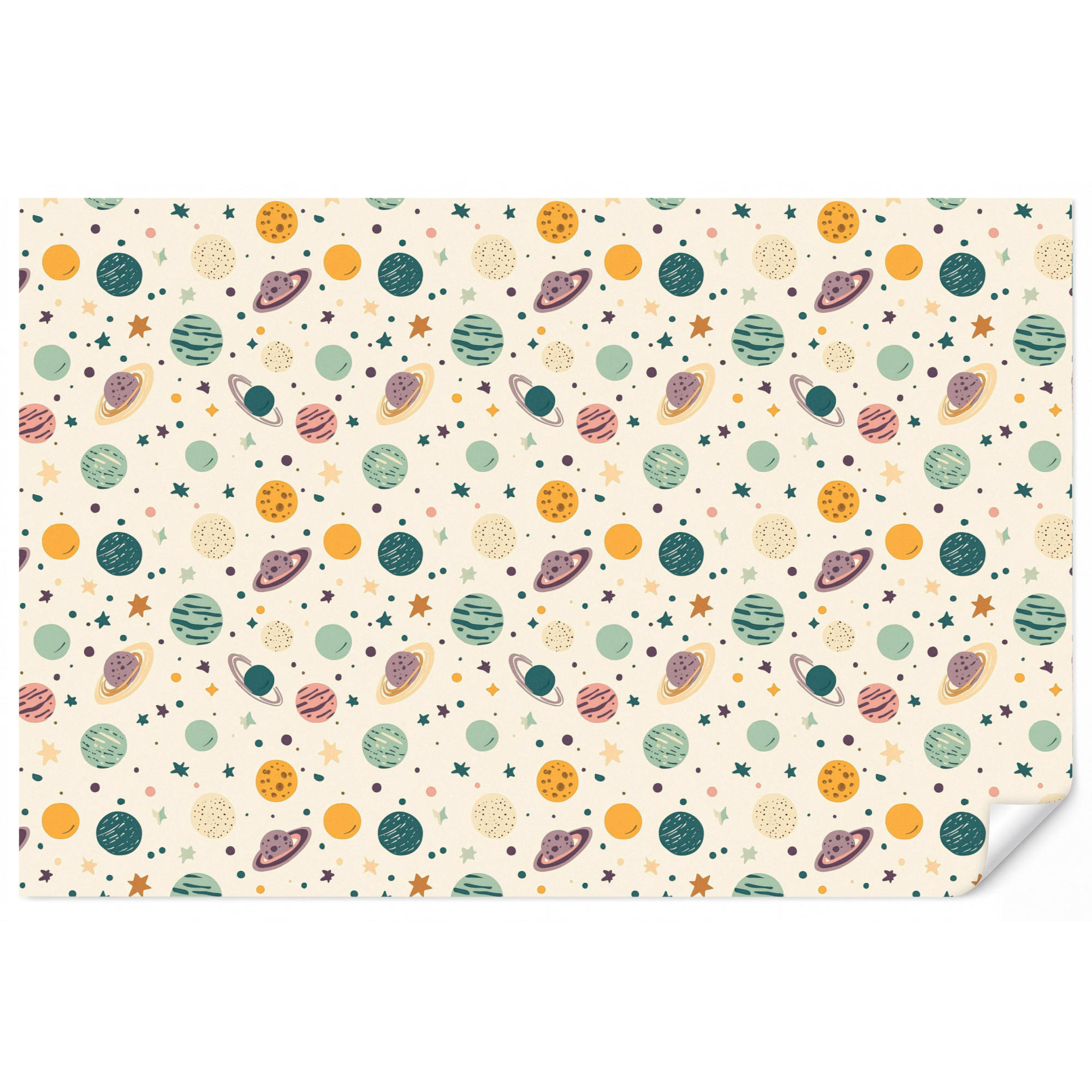 OnlyWow Kindertapete Creme 400x280 cm