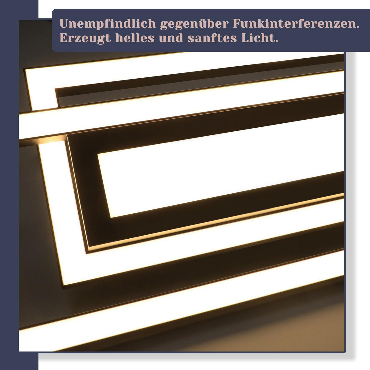LED-DECKENLEUCHTE Falkenfluch 17.2/5.0/95.0 cm - Schwarz, Metall (95/17.2/5cm) - ZMH