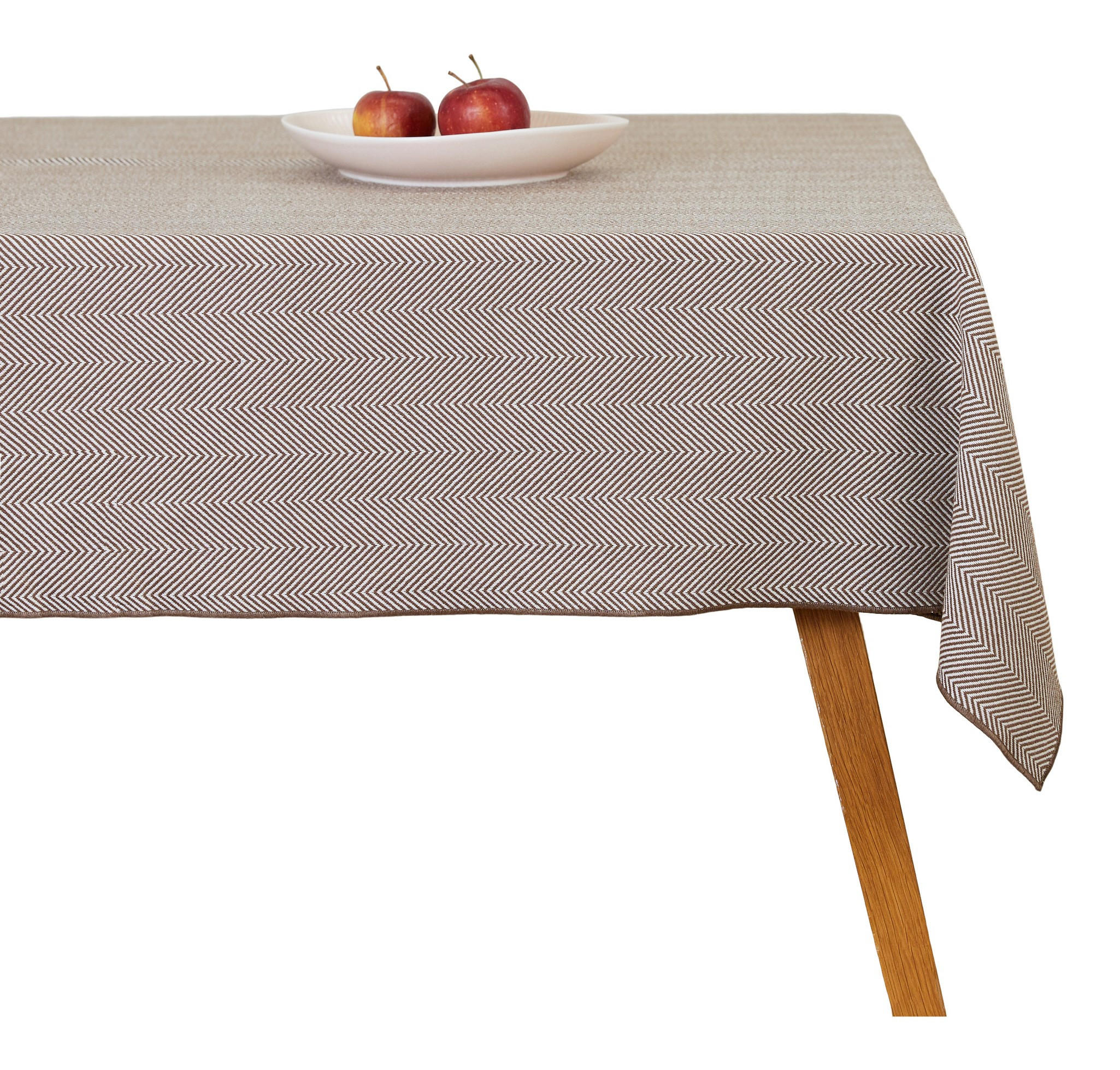 TISCHDECKE Catron - Braun, Textil (220/150/1cm) - home&you