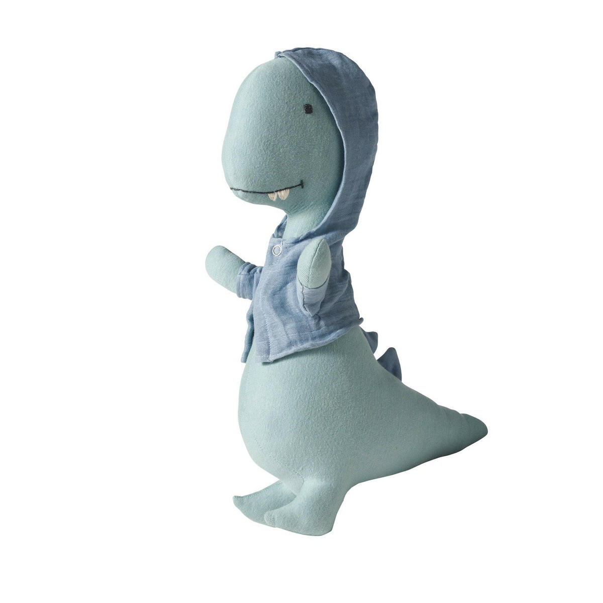 KUSCHELTIER Jersey Dino Mats - Petrol, Textil (28/40cm) - nordic coast company