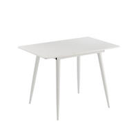 PRODUŽNI BLAGOVAONSKI STOL Beaver Bijela 80 x 70 + Izvlačno - bijela, drvni materijal (70/80/75cm) - Vicco