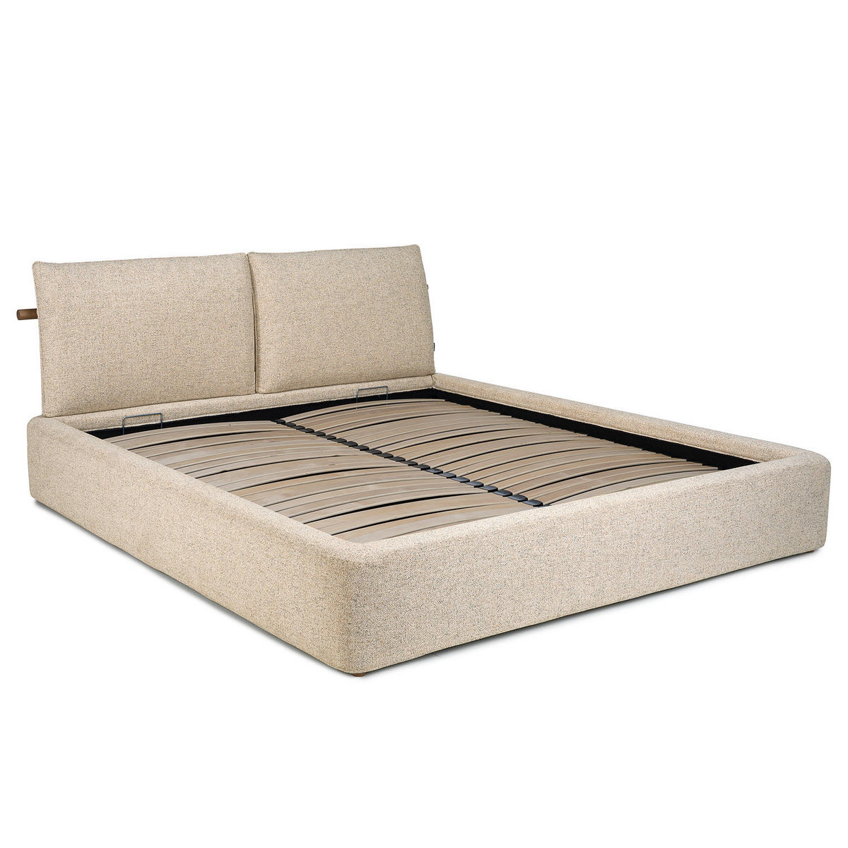 POLSTERBETT - Beige, Textil (180/200cm) - home24