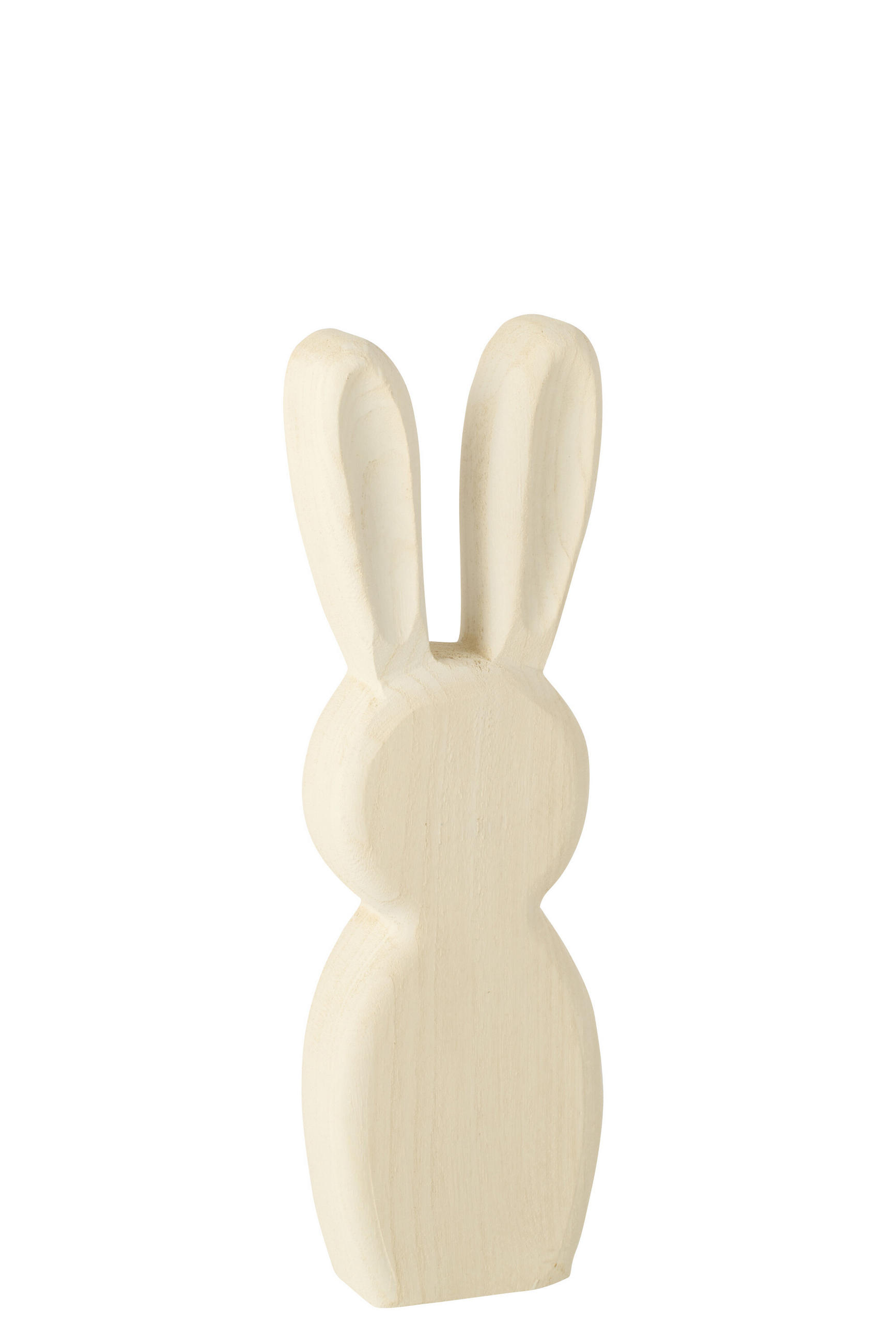 DEKOOBJEKT KANINCHEN STEHEND Weiß - Weiß, Holz (4.5/39/12cm) - J-Line