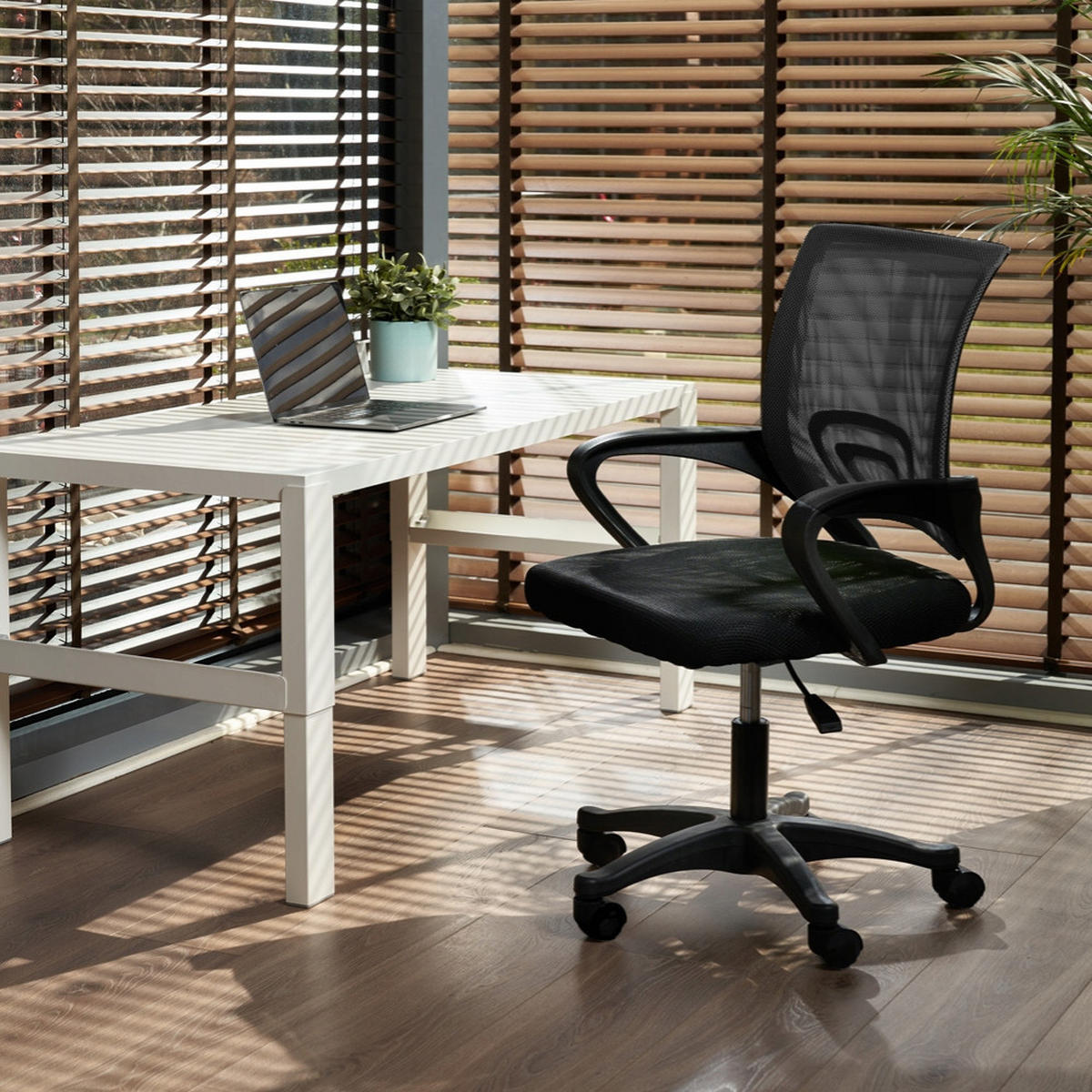 DREHSTUHL Smart - schwarz - Schwarz, Kunststoff (64/91/54cm) - JuMi