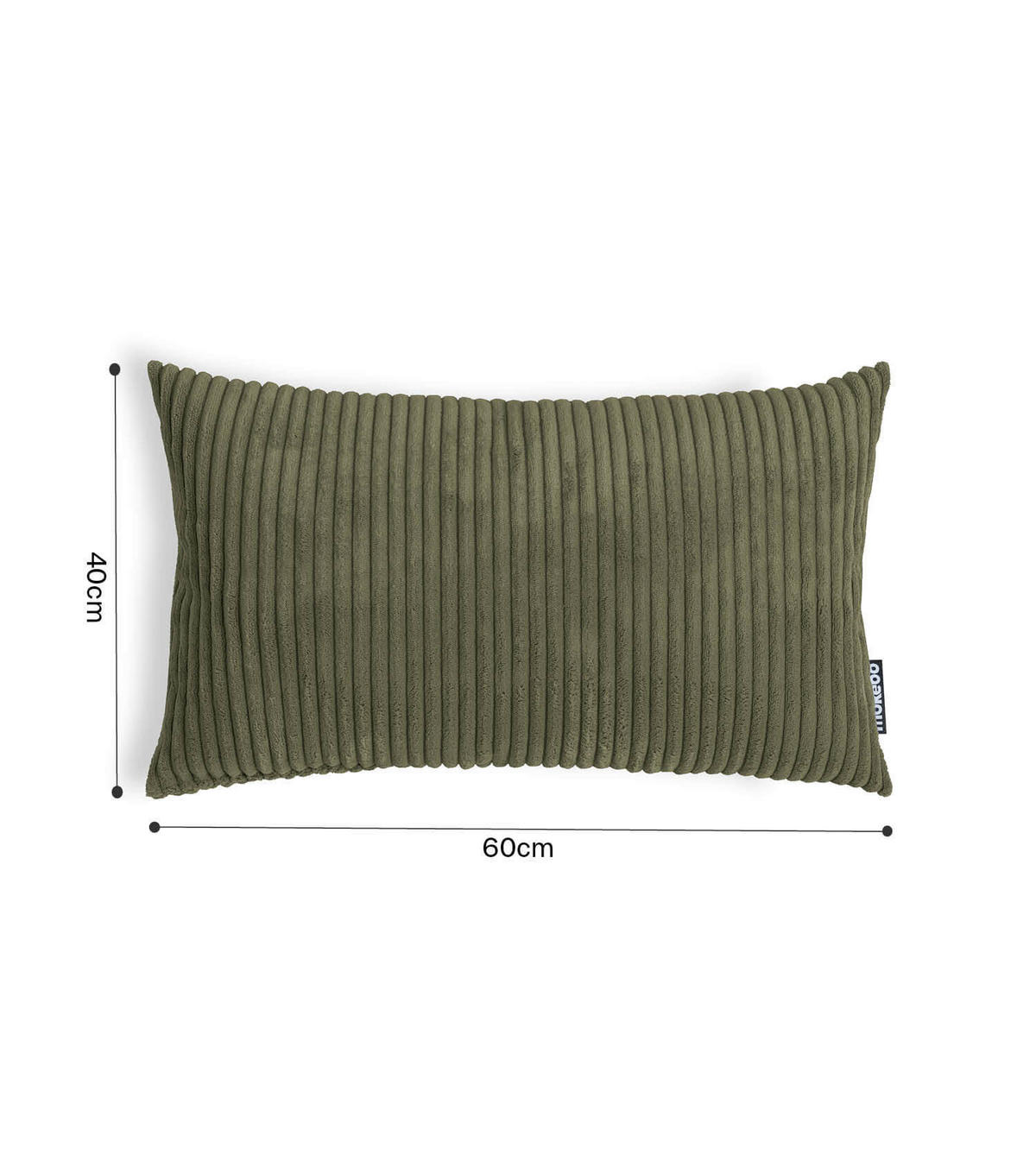 SOFAKISSEN Rest 2er-Set - Grün, Textil (40/60cm) - Mokebo