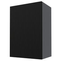 KÜCHENHÄNGESCHRANK Lamello W2/50 Schwarz Matt / Grau 50 / 32,5 / 72cm - Schwarz/Grau, Holz/Holzwerkstoff (50/72/32.5cm) - Feldmann-Wohnen