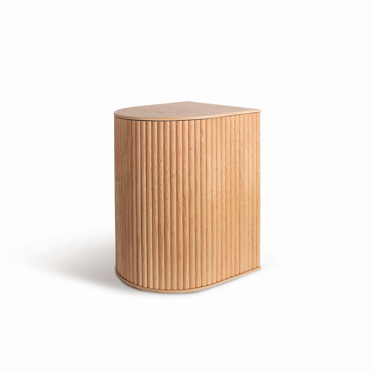 HOCKER Duna mit Stauraum - Eichefarben, Holz (35/45/32.8cm) - Woodendot