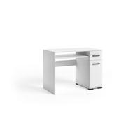 SCHREIBTISCH ALBANO 90x56x75 cm Bürotisch Computertisch, Weiß - Weiß, Holzwerkstoff (56/90/75cm) - MASSENO