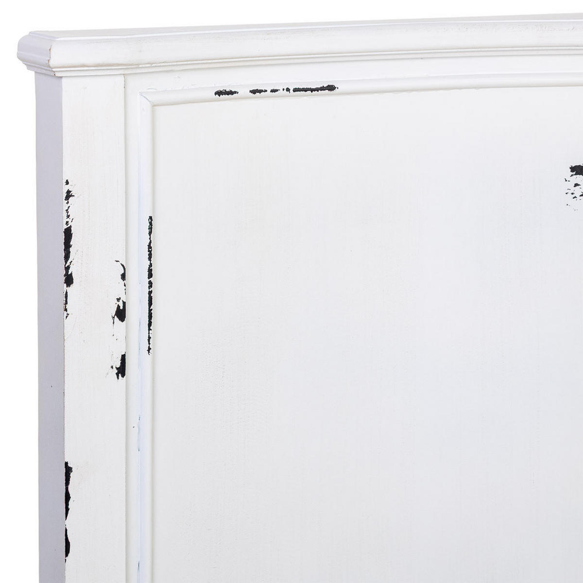 KOPFTEIL aus Holz, grau, 150x6x130cm - Weiß, Holz (150/130/6cm) - Wanderlust