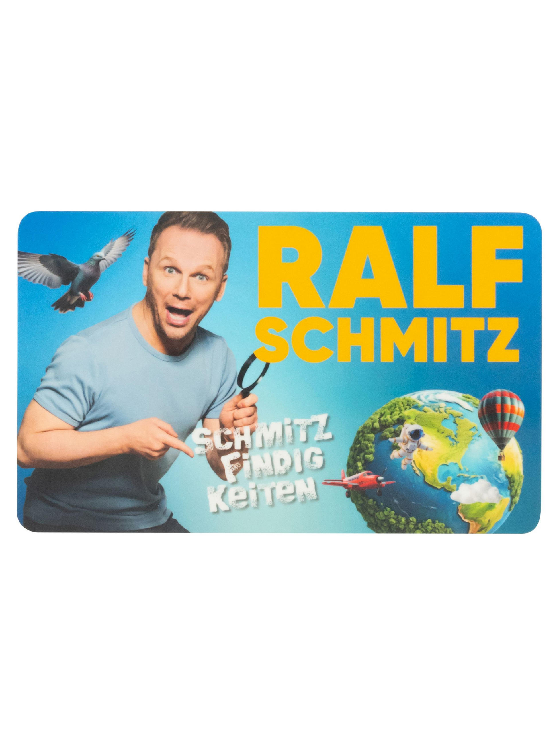 BRETTCHEN Ralf Schmitz Schmitzfindigkeiten Blau 14,5 x 23,5 cm - Blau, Kunststoff (14.5/23.5cm) - United Labels