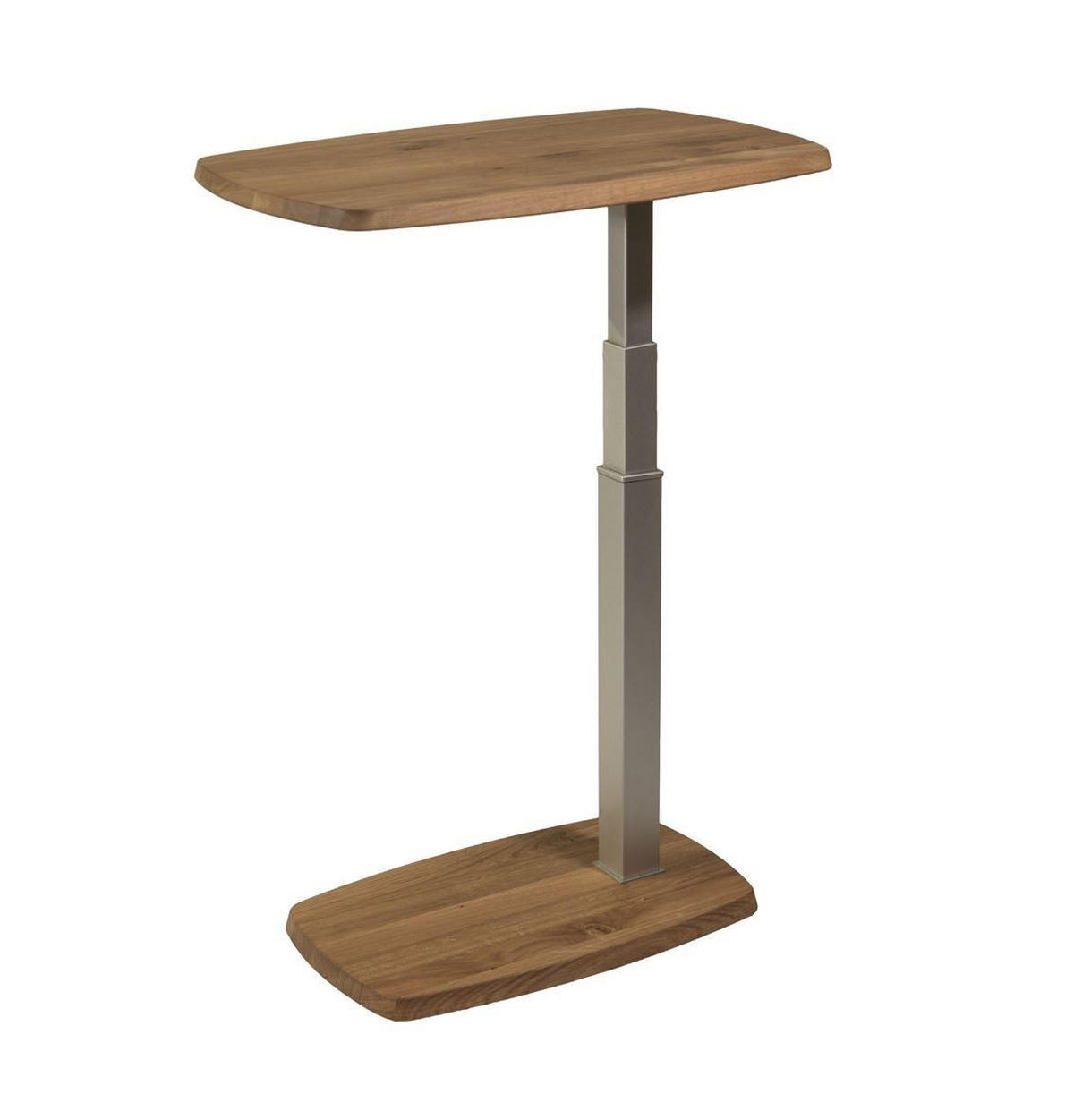 BEISTELLTISCH höhenverstellbar Catarina 60x40x55 Massivholz Wildeiche - Wildeiche, Holz (60/40/55cm) - 58aufmkessel