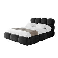 POLSTERBETT mit Bettkasten und Lattenrost, Bett mit Matratze H3/H4 - NOMA 120x200 Schwarz - Schwarz, Holzwerkstoff/Textil (120/200cm) - ALTDECOR