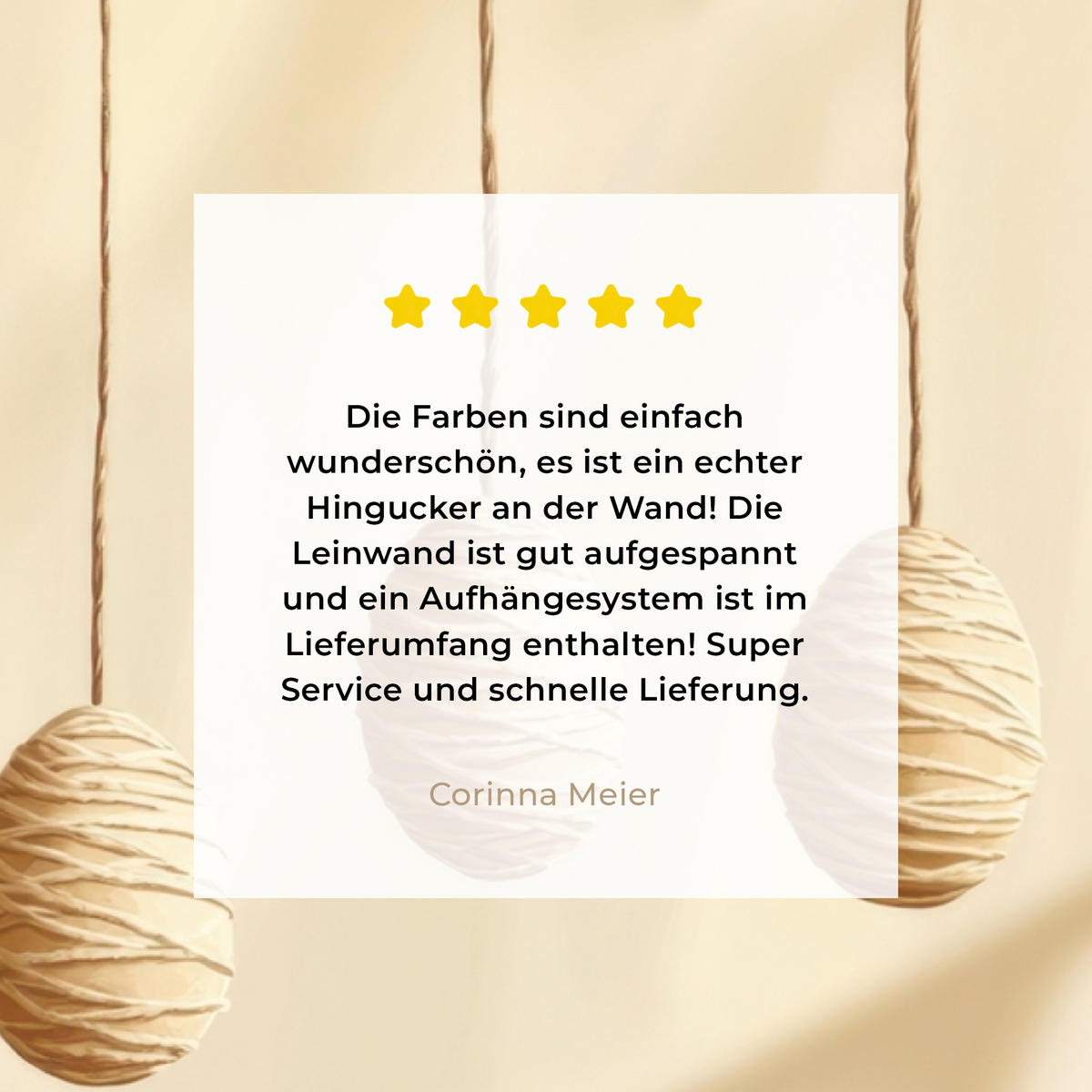 LEINWANDBILD Beige - Osterkuchen - Eier Wandbilder 80x60 cm - Beige, Textil (80/60cm) - MuchoWow