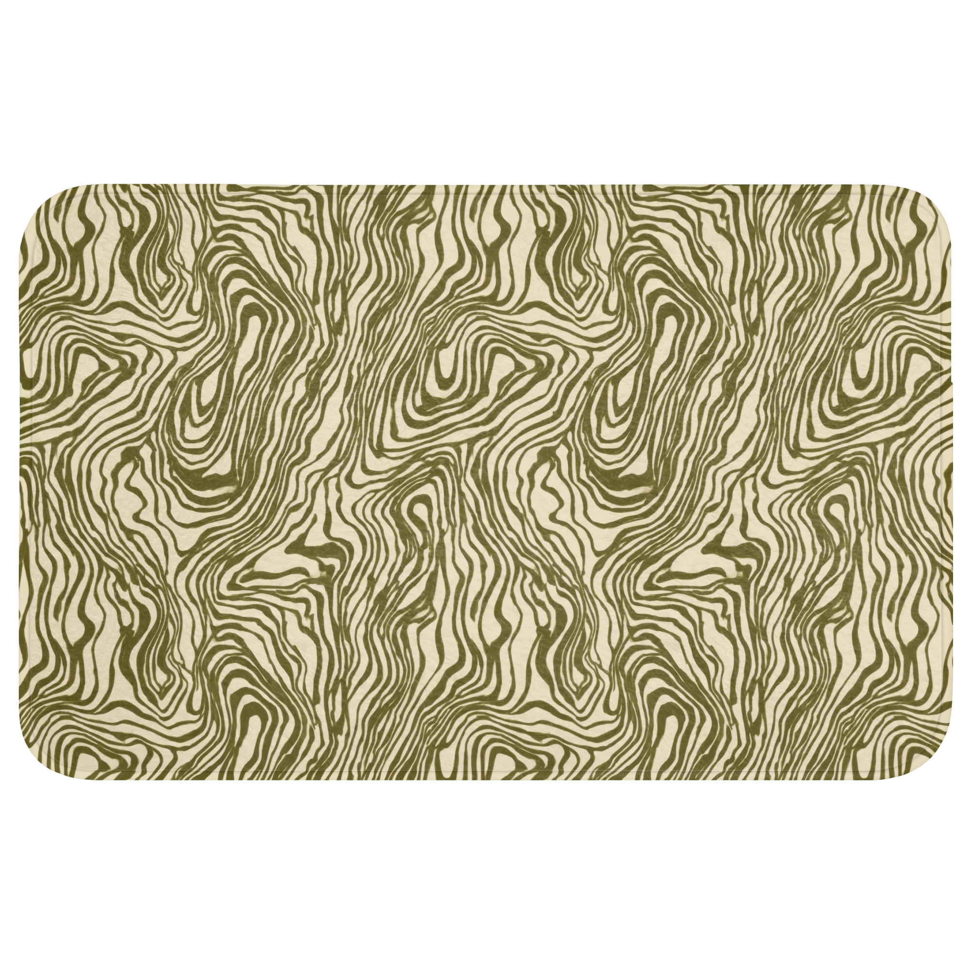 OnlyWow WC PŘEDLOŽKA Abstraktní - Mramor - Zelený 80x50 cm
