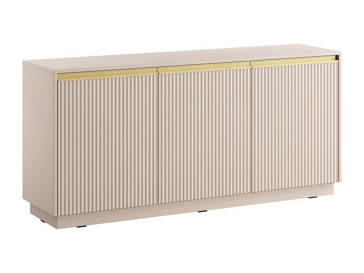 SIDEBOARD - 153.4cm x 39cm - MDF - beige - POSINIA - Beige, Holz (153.4/71.6/39cm) - Vente-Unique