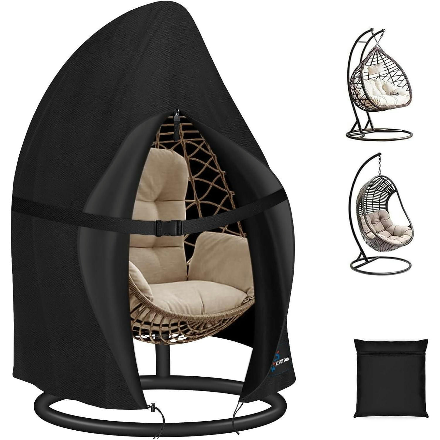 XXXLutz Abdeckhaube Schwarz 115x120x205 cm