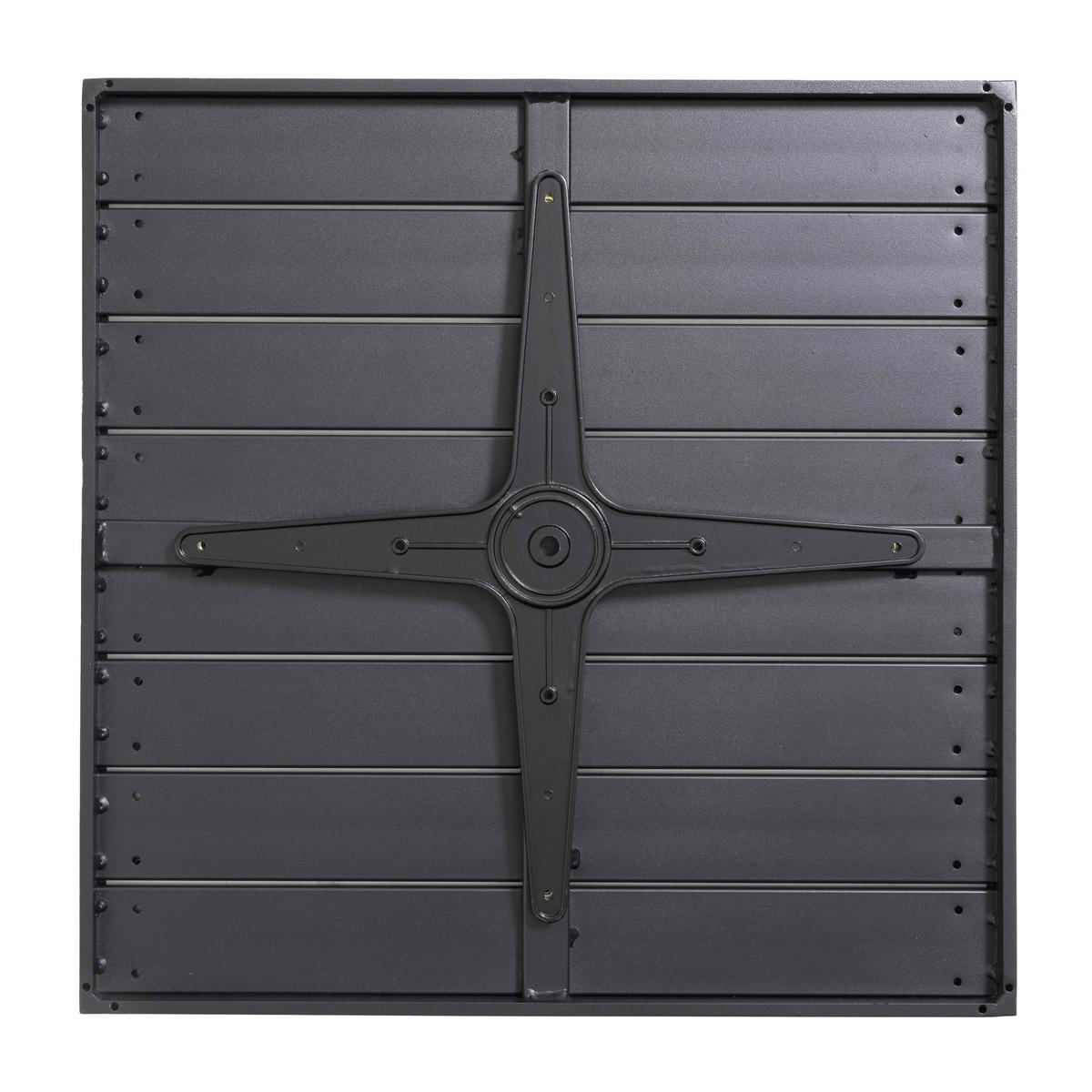 TISCHPLATTE, Schwarz - Schwarz, Metall (70/70/3cm) - Oviala