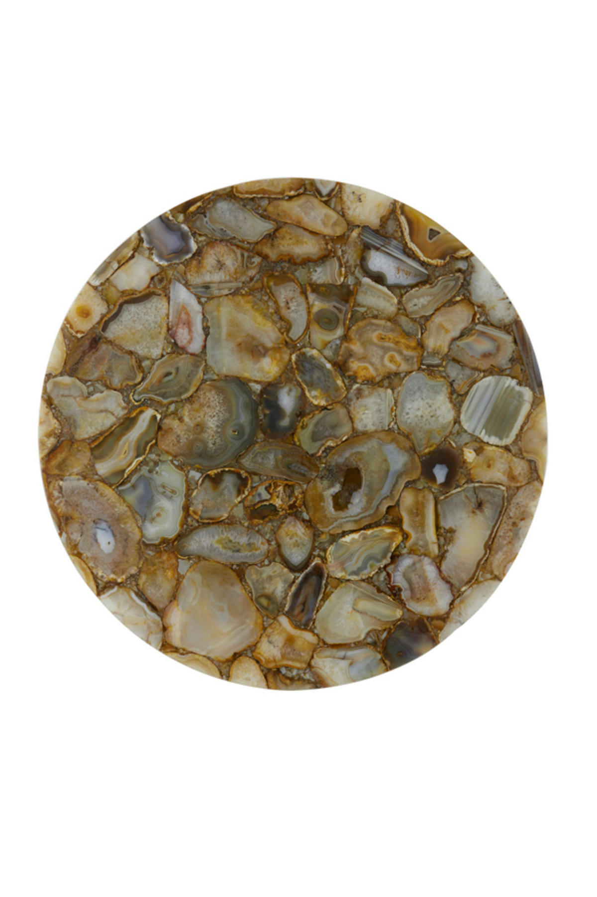 BEISTELLTISCH Rickerd Gelb Ø61/41 cm - Gelb, Metall (61/61/41cm) - Light & Living