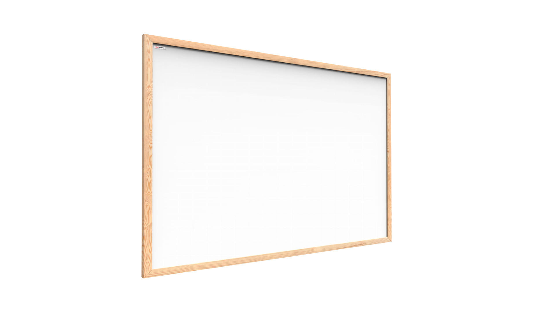 WHITEBOARD Magnetisch mit Naturholzrahmen 120x90cm - Weiß, Metall (120/90/1.5cm) - ALLboards