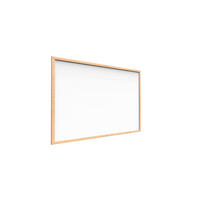 WHITEBOARD Magnetisch mit Naturholzrahmen 120x90cm - Weiß, Metall (120/90/1.5cm) - ALLboards