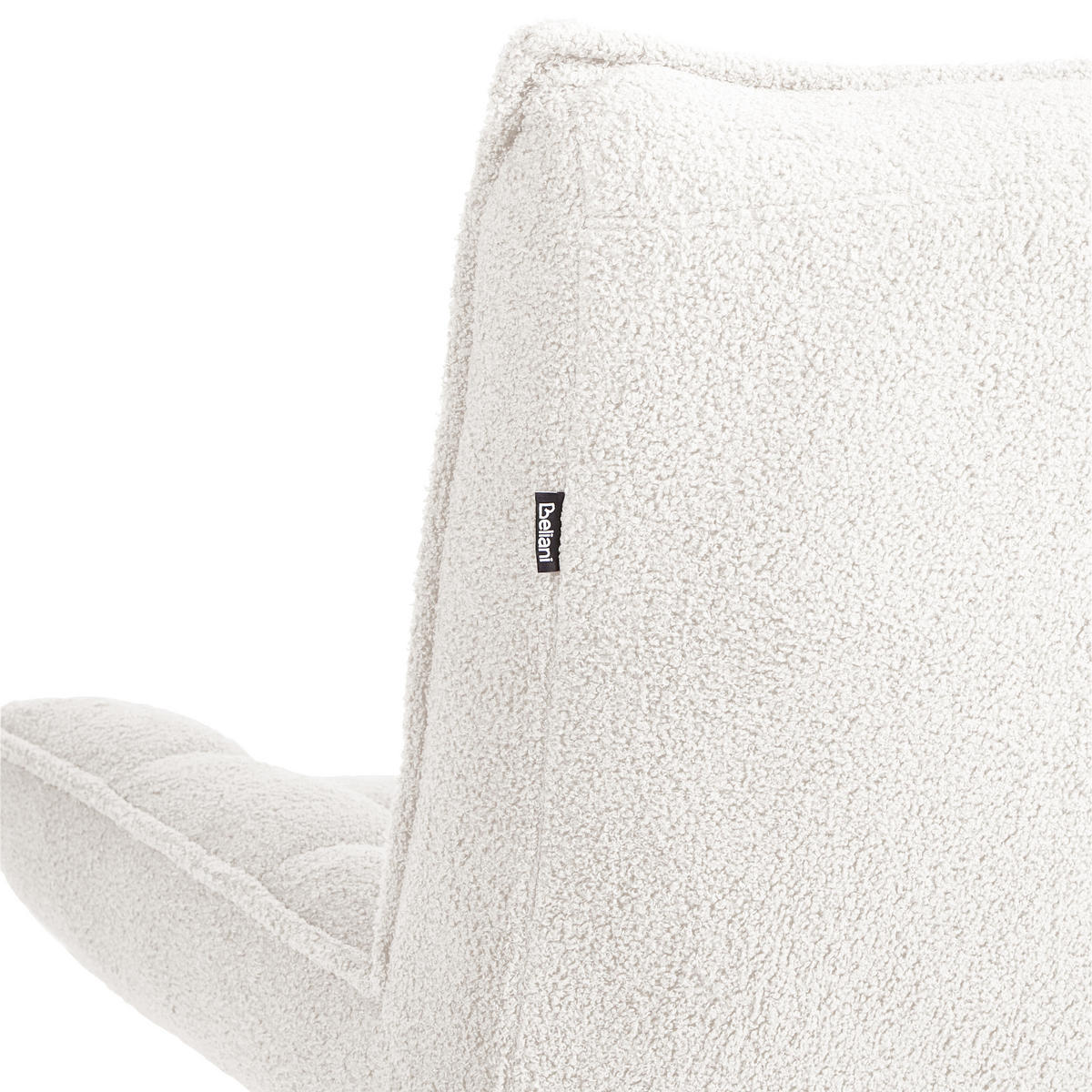 SESSEL Weiß Alvesta - Schwarz/Weiß, Textil (73/92/79cm) - Beliani