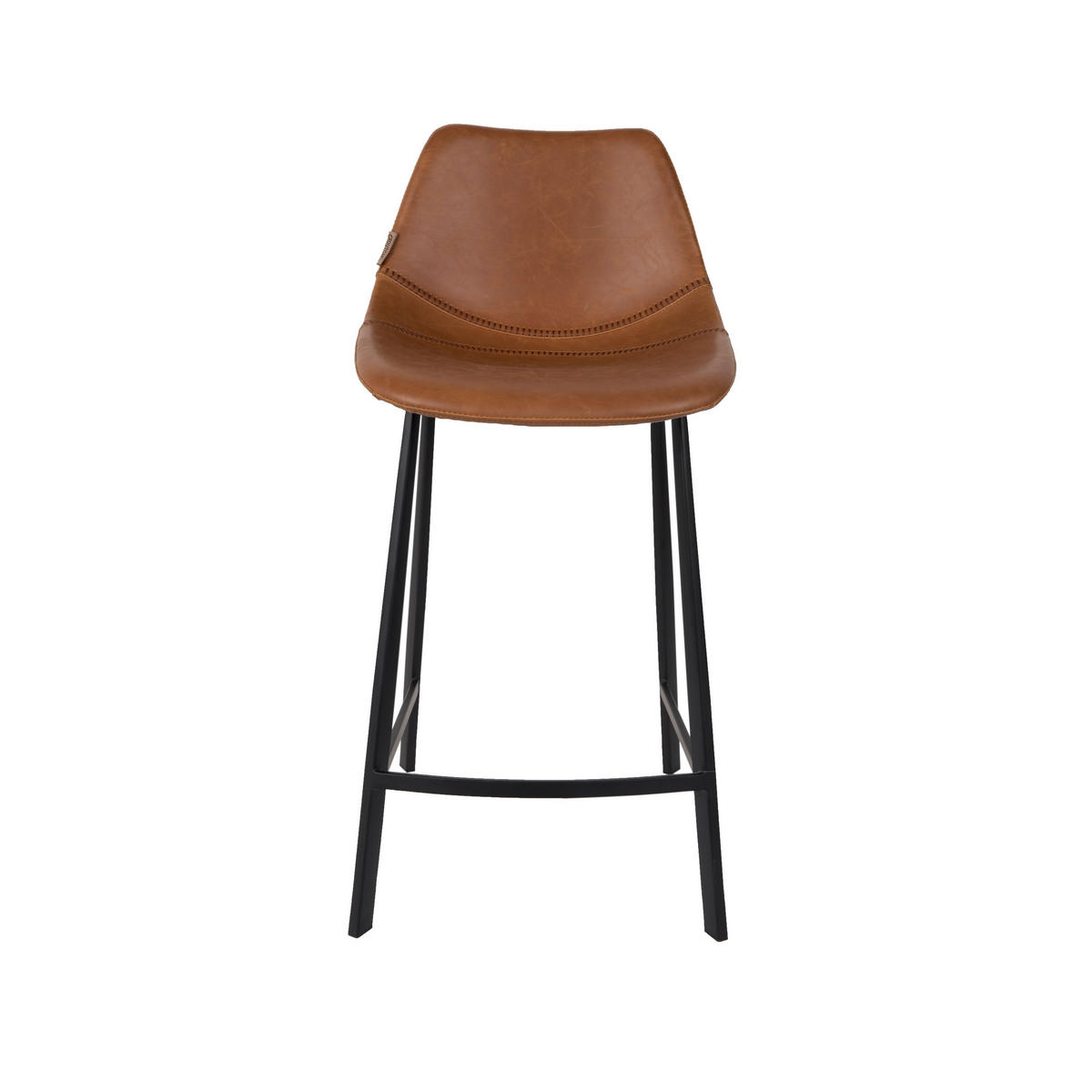 BARHOCKER Franky Rückenlehne 65 cm Braun - 2 er Set - Braun, Kunststoff (45/91/52cm) - Dutchbone