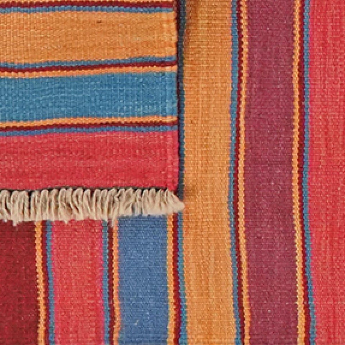 KELIM-LÄUFER handgewebt Gashgai Bunt 196/57 cm Schurwolle - Multicolor, Textil (57/196cm) - Looma