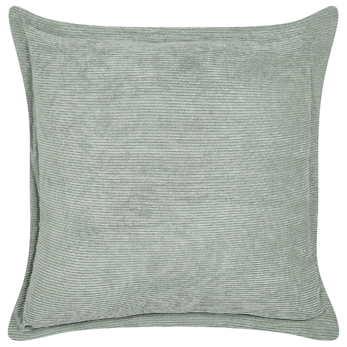 DEKOKISSEN CORD 2er-Set Hellgrün 43/43 cm Zinnia - Hellgrün, Textil (43/43cm) - Beliani