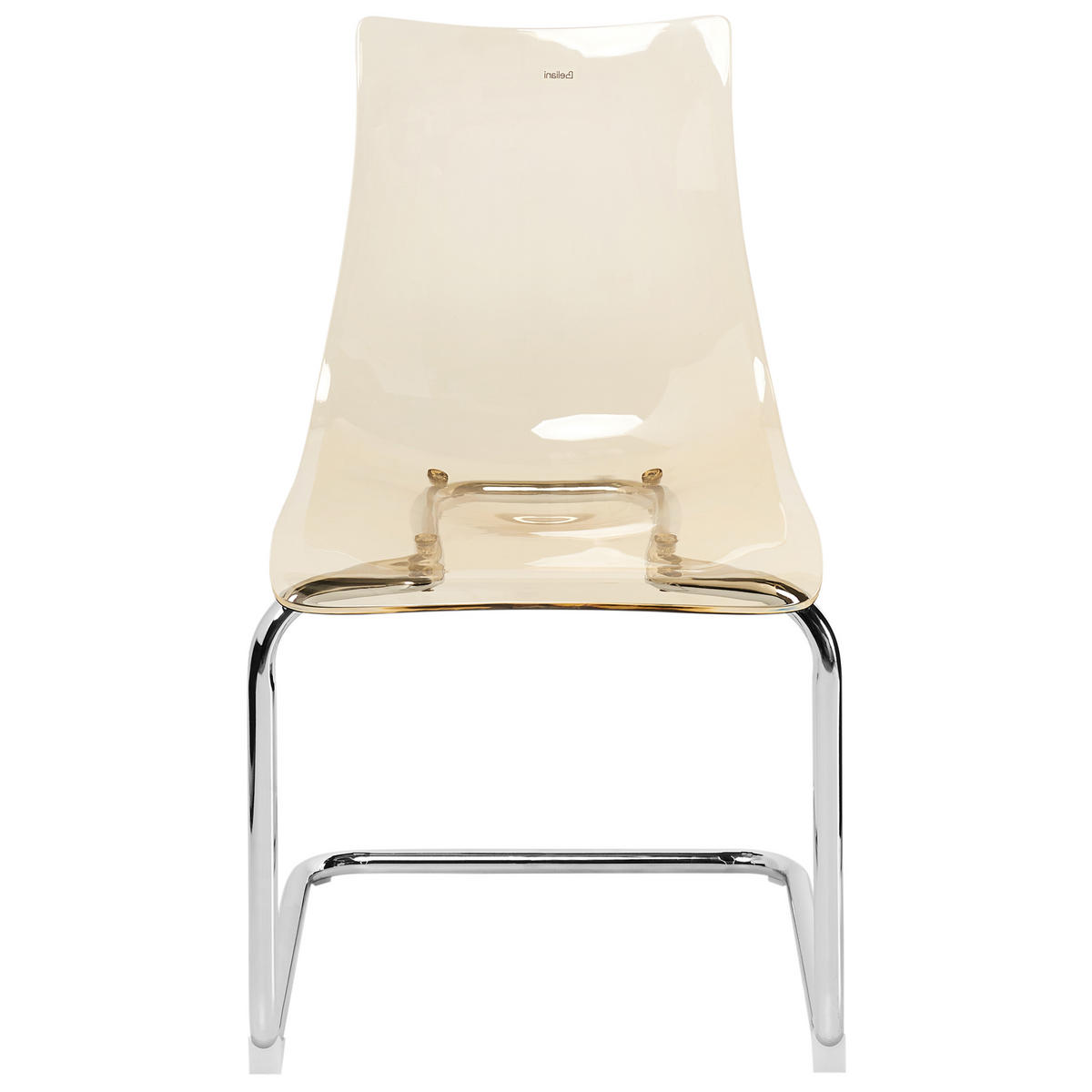 ESSZIMMERSTUHL 2ER SET Orange Marshall - Orange, Kunststoff (48/81/48cm) - Beliani