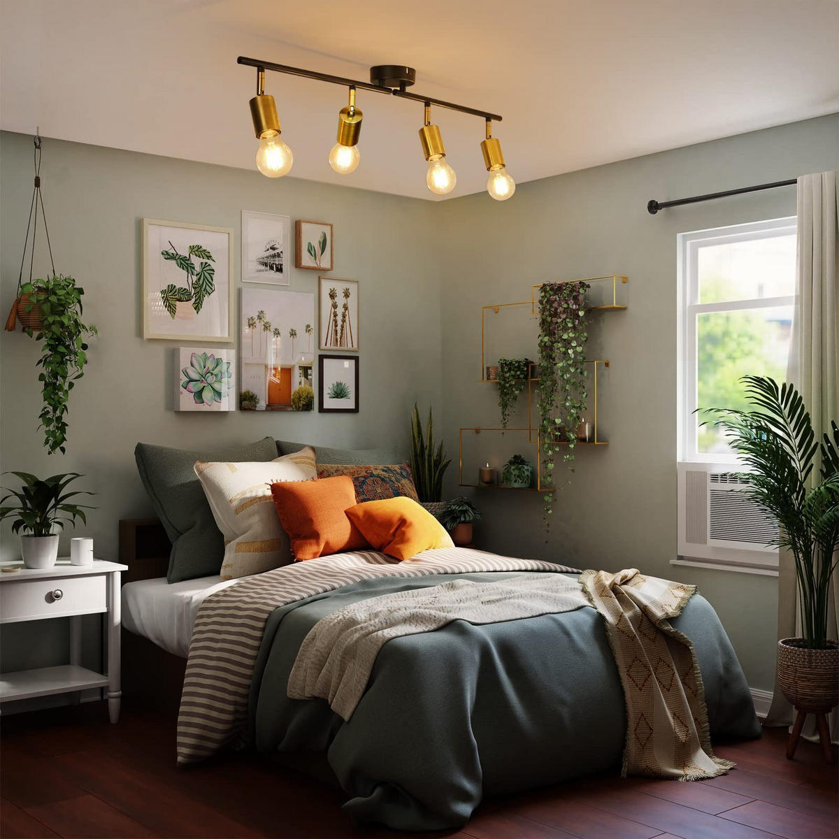 STRAHLER Nixie 4-flammig 75/9/13 cm - Goldfarben, Metall (75/9/13cm) - Nettlife