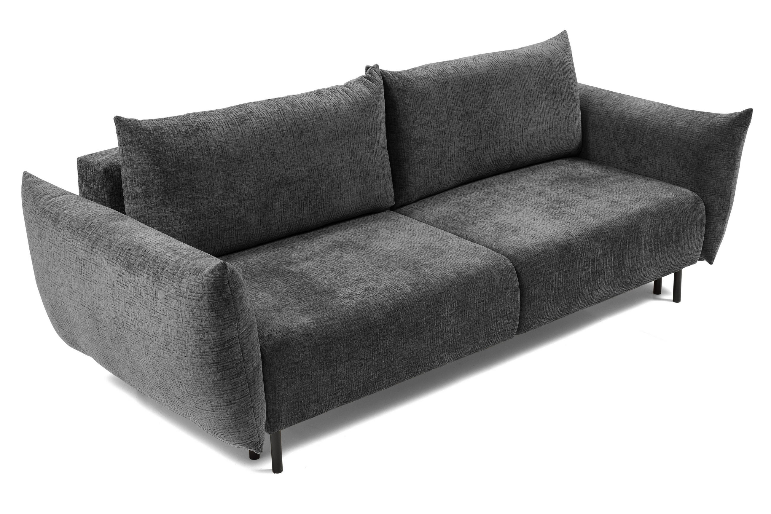 Masseno Bettsofa Graphit 240x90x108 cm