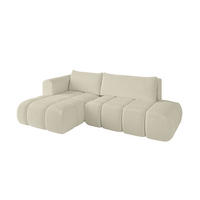 ECKSOFA Ottomane Links CLOUD-L 289x180x40 Beige Bouclé - Beige, Holzwerkstoff/Kunststoff (180/289cm) - ALTDECOR