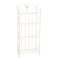 STANDREGAL Mya creme - Schwarz, Metall (61.5/153/33cm) - TPFGarden