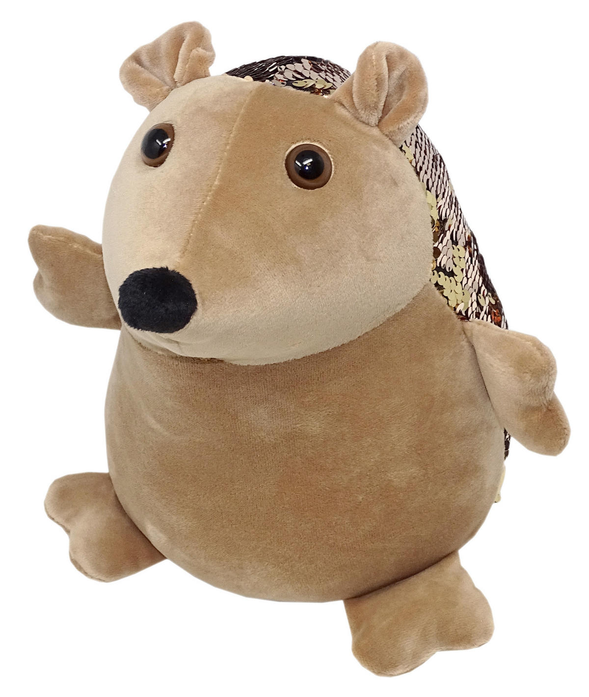 TÜRSTOPPER Igel Spikey - Dunkelbraun, Textil (17/12cm) - Lashuma