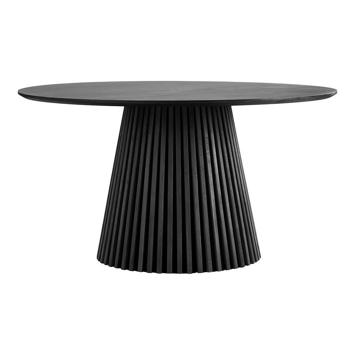 ESSTISCH, Osaka, Schwarz, Holzwerkstoff / MDF, 140 x 140 x 75 cm - Schwarz, Holzwerkstoff (140/140/75cm) - ebuy24