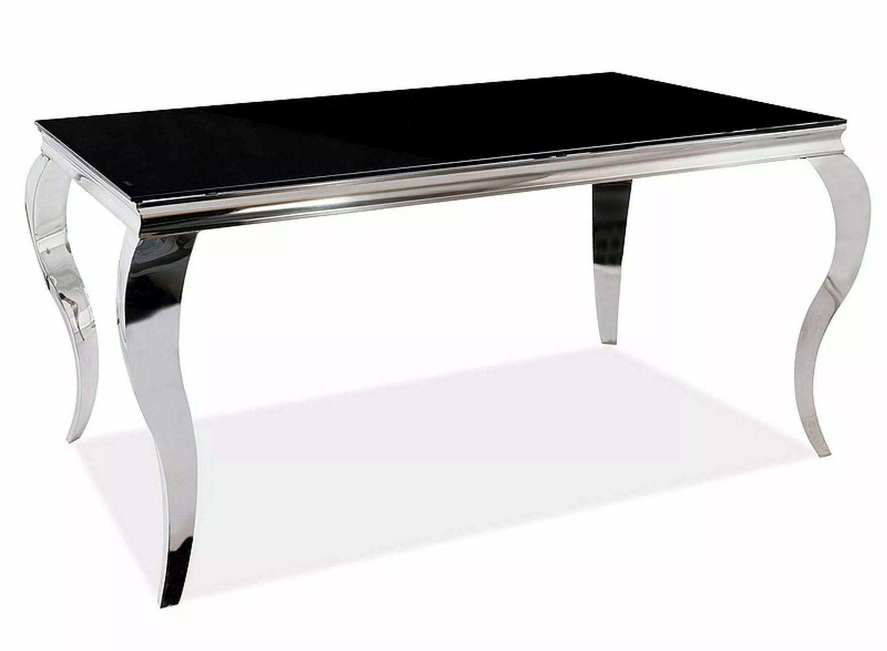 Feldmann-Wohnen Esstisch Schwarz 180x75x90 cm