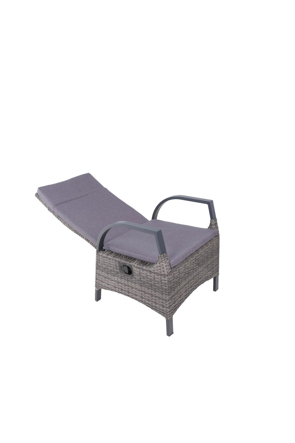 GARTENSTUHL 2er Set Bern Hochlehner - Schwarz, Kunststoff (58/113/65cm) - DELUKE